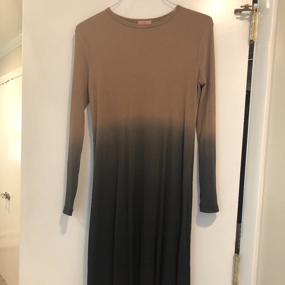 UdelNY Hombre Long Sleeved Midi Dress
